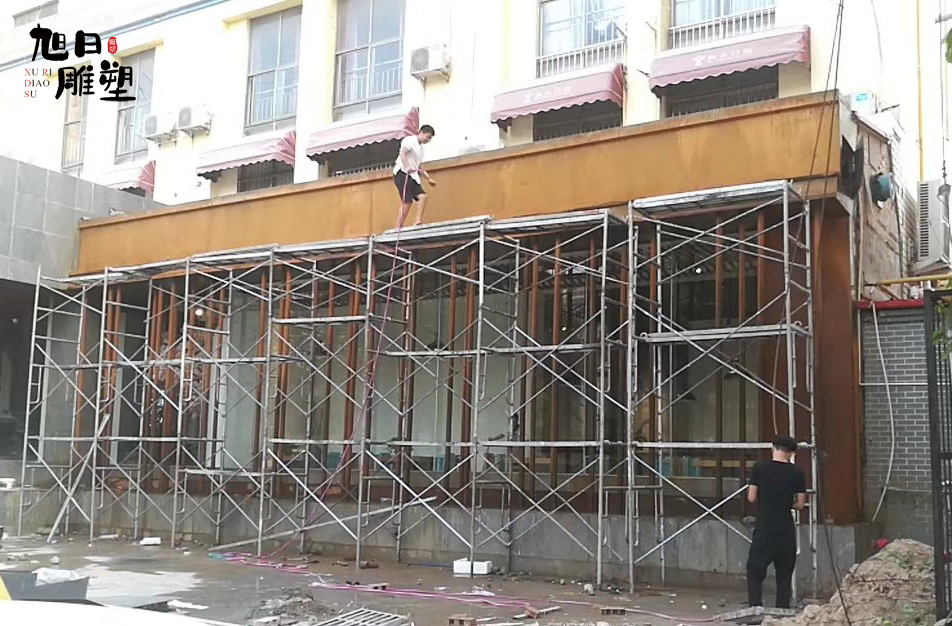 ?？谀秃蜾摼坝^門雕